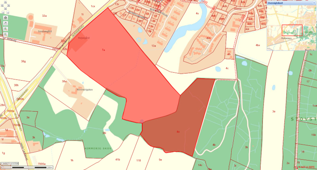 Kort over Stoustrup